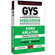 GYS Kamu Kurum ve Kurulularnda MDRM Konu Anlatm Yarg Yaynlar