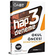 2020 ABT Okul ncesi retmenlii Hap 3 Deneme zml ndeks Kitap