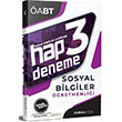 2020 ABT Sosyal Bilgiler retmenlii Hap 3 Deneme zml ndeks Kitap