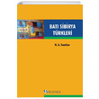 Bat Sibirya Trkleri N.A. Tomilov Selenge Yaynlar