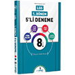 1.Dnem LGS 8.Snf 5 li Deneme Yeniyorum Yaynlar