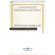 Dzyaz Fabllar Gotthold Ephraim Lessing  Bankas Kltr Yaynlar