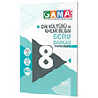 8.Snf Din Kltr ve Ahlak Bilgisi Soru Bankas Gama Yaynlar