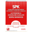 SPK Gayrimenkul Deerleme Esaslar Soru Bankas Akademi Consulting