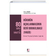 Hkmn Aklanmasnn Geri Braklmas (HAGB) Adalet Yaynevi