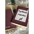 Hayal Motto A5 Defter KB39 Book Tasarım