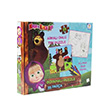 Lao Kids Maa ile Koca Ay Boyamal Puzzle 35 Para