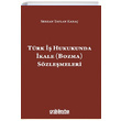Trk  Hukukunda kale (Bozma) Szlemeleri On ki Levha Yaynlar