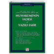 Muhakemenin adesi ve Yazl Emir Sekin Yaynevi