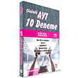 AYT Szel zml 10 Deneme Delta Kltr Yaynlar