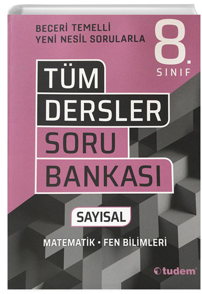 8.Snf Tm Dersler Saysal Soru Bankas Tudem Yaynlar