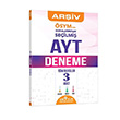 Ariv YKS AYT Kolay Orta Zor 3 Deneme Snav sym Sorularndan Seilmi Ariv Yaynlar
