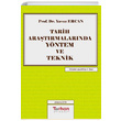 Tarih Aratrmalarnda Yntem ve Teknik Turhan Yaynevi