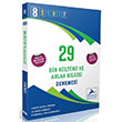 8. Snf LGS Din Kltr ve Ahlak Bilgisi 29 Deneme PRF Paraf Yaynlar