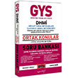 GYS DHM Devlet Hava Meydanlar letmesi Genel Mdrl Ortak Konular Soru Bankas Yarg Yaynlar