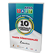 KPSS ABT Tarih retmenlii zml 10 Deneme Pelikan Yaynlar