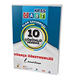 KPSS ABT Trke retmenlii Alan Savunmas 10 zml Deneme Pelikan Yaynlar