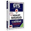 2020 GYS T.C. Adalet Bakanl Yaz leri Mdr Kadrosu in zml 5 Deneme Yarg Yaynlar