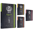 Coffee Book plik Dikili Sert Kapak Defter 17x24 120 Yaprak izgili (4309) Gpta