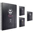 Coffee Book Spiralli Karton Kapak Defter A4 80 Yaprak izgili (4525) Gpta