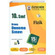 10.Snf Fizik Bran Deneme Snav zdebir Yaynlar