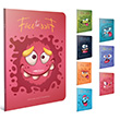 Face To Face Tel Dikili Karton Kapak Defter A4 80 Yaprak Kareli (4255) Gpta