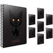 Glow Notes Spiralli Sert Kapak Defter 19x26 120 Yaprak izgili (4200) Gpta