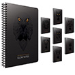 Glow Notes Spiralli Karton Kapak Defter 17x24 80 Yaprak izgili (4208) Gpta