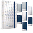 Grace plik Dikili Sert Kapak Defter 19x26 120 Yaprak izgili (4379) Gpta