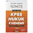 Komite KPSS Hukuk Tamam zml 5 Deneme Temsil Yaynlar