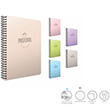 Pastoral Spiralli Plastik Kapak Defter 17x24 60 Yaprak izgili (3249) Gpta