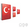 Sonsuza Kadar Spiralli Ofset Karton Kapak Defter A4 100 Yaprak izgili (6495) Gpta