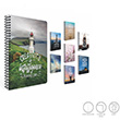 Travel Journal Spiralli Karton Kapak Defter A4 100 Yaprak Kareli (4355) Gpta
