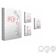 White Notebook Spiralli Karton Kapak Defter A4 80 Yaprak izgili (4337) Gpta