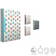 Winter Spiralli Ofset Plastik Kapak Defter 17x24 80 Yaprak izgili (3422) Gpta