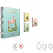 Morning Spiralli Karton Kapak Defter A4 80 Yaprak Kareli (3796) Gpta