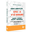 KPSS A Drt Drtlk Denemeleri 4T Yaynlar