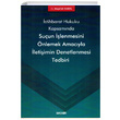 Suun lenmesini nlemek Amacyla letiimin Denetlenmesi Tedbiri Sekin Yaynevi