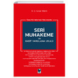 Seri Muhakeme ve Basit Yarglama Usul Adalet Yaynevi