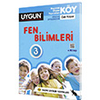 3.Snf KY Fen Bilimleri ek Kopar Test  Sadk Uygun Yaynlar