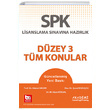 SPK Lisanslama Snavna Hazrlk Dzey 3 Tm Konular Akademi Consulting