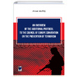 An Overview of The Additional Protocol to The Council of Europe Convention on The Prevention of Terrorism Adalet Yaynevi
