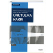 Unutulma Hakk Sekin Yaynevi