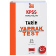 2021 KPSS Genel Kltr Tarih ek Kopart Yaprak Test Yarg Yaynlar