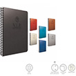 Vip Spiralli Deri Kapak Defter 17x24 140 Yaprak Kareli (1083) Gpta