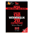 2021 KPSS Vatandalk 100 de 100 Tamam zml 20 Deneme Yarg Yaynlar