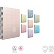 Smooth Spralli Karton Kapak 19x26 80 Yaprak izgili Defter (3789) Gpta