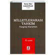 Milletleraras Tahkim Yargtay Kararlar Bilge Yaynevi