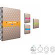 Sandy Book Spiralli Karton Kapak Defter A4 80 Yaprak Kareli (6507) Gpta