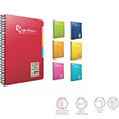Quantum Spiralli 4 Seperatrl Plastik Kapak Defter 17x24 140 Yaprak 3+1 (1644) Gpta